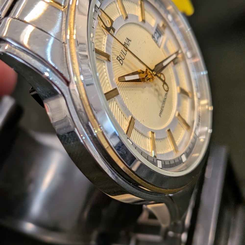 Bulova Two-Tone Precisionist Watch - Picture 5 of 10